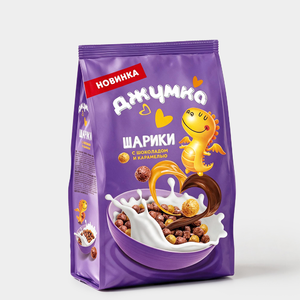 «Джумка», готовый завтрак с шоколадом и карамелью, 198 г