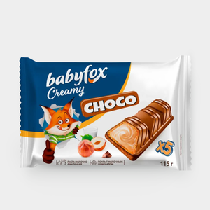 «BabyFox», батончики Creamy, 5 шт, 115 г «BabyFox», батончики Creamy, 5 шт, 115 г