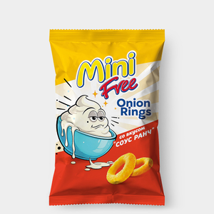 «Mini Free», луковые кольца со вкусом «Соус Ранч», 45 г