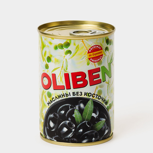 «OLIBEN», маслины без косточки, 290 мл «OLIBEN», маслины без косточки, 290 мл