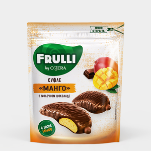 «O'Zera», конфеты Frulli суфле манго в шоколаде, 125 г «O'Zera», конфеты Frulli суфле манго в шоколаде, 125 г
