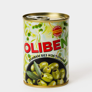 «OLIBEN», оливки без косточки, 290 мл