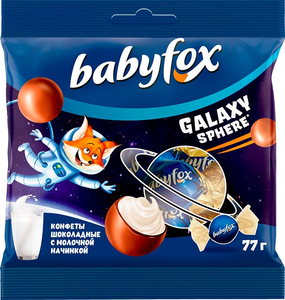 «BabyFox», конфеты шоколадные Galaxy sphere, 77 г «BabyFox», конфеты шоколадные Galaxy sphere, 77 г