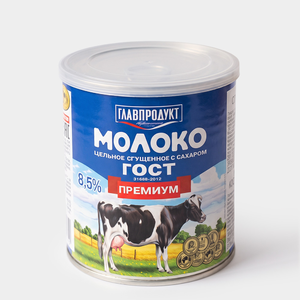 «Главпродукт», молоко сгущенное «Премиум», 360 г