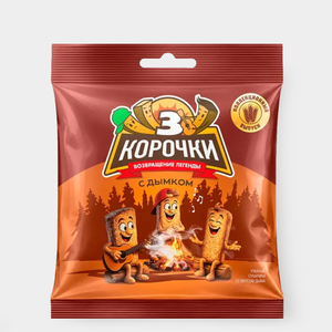 «3 Корочки», сухарики «С дымком», 40 г