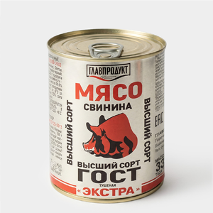 Свинина Экстра, высший сорт «Главпродукт», 338 г Свинина Экстра, высший сорт «Главпродукт», 338 г