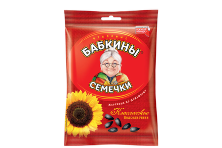 «Бабкины семечки», семечки отборные, жареные, 100 г