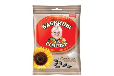 «Бабкины семечки», семечки жареные, солёные, 100 г