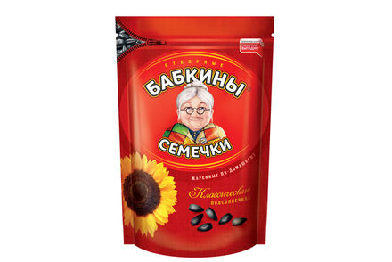 «Бабкины семечки», семечки отборные, жареные, 300 г