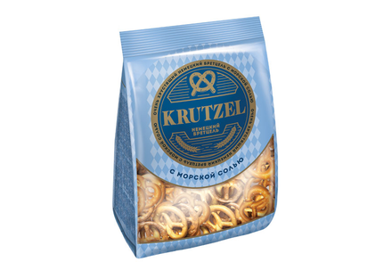 «Krutzel», крендельки «Бретцель» с солью, 250 г