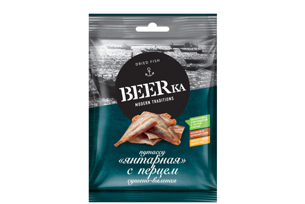 «Beerka», путассу с перцем сушёно-вяленая, 40 г