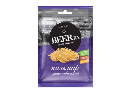 «Beerka», кальмар сушёно-вяленый, 38 г