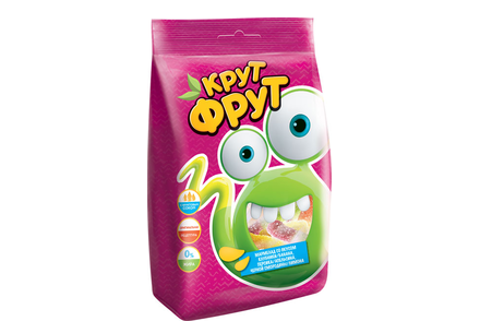 «KrutFrut», мармелад жевательный в форме забавных змеек в посыпке с легкой кислинкой, 250 г