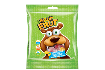 «KrutFrut», мармелад жевательный  в форме озорных мишек, 30 г