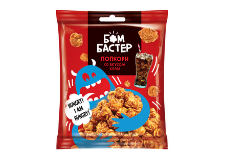 «Бомбастер», попкорн карамельный со вкусом колы, 50 г