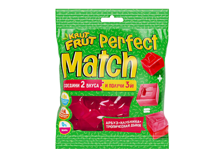 «KrutFrut», мармелад жевательный Perfect Match, в форме кубиков, 70 г