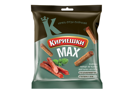 «Кириешки», сухарики со вкусом охотничьих колбасок, 40 г «Кириешки», сухарики со вкусом охотничьих колбасок, 40 г