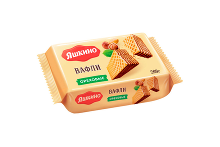 «Яшкино», вафли «Ореховые», 200 г