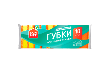 «DOMHIT», губки для мытья посуды