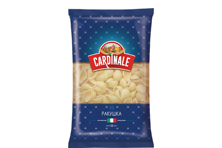 «Cardinale», макаронные изделия «Ракушка», 400 г
