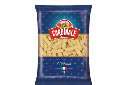 «Cardinale», макаронные изделия «Спирали», 400 г