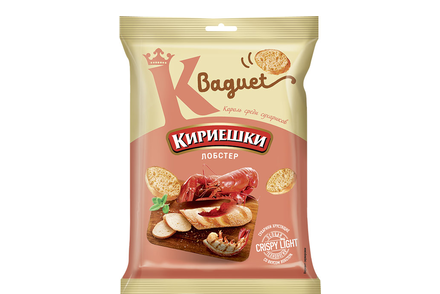 «Кириешки Baguet», сухарики со вкусом лобстера, 50 г «Кириешки Baguet», сухарики со вкусом лобстера, 50 г
