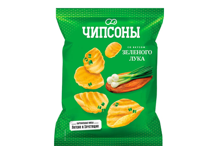 «Чипсоны», чипсы со вкусом зелёного лука, 40 г