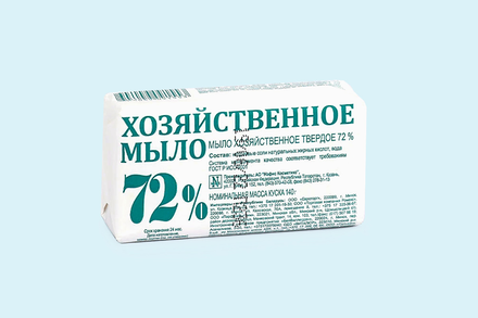 Хозяйственное мыло 72%, 140 г Хозяйственное мыло 72%, 140 г