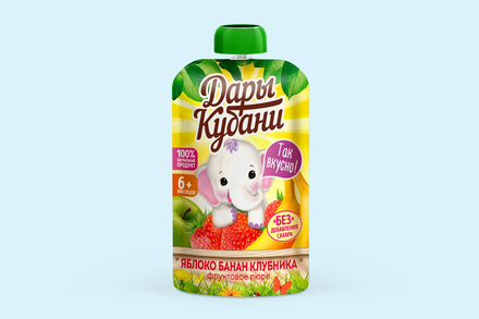 «Дары Кубани», пюре фруктовое, 90 г