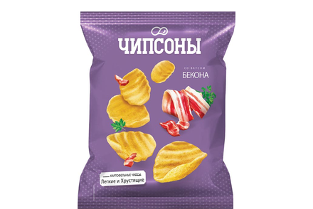 «Чипсоны», чипсы со вкусом бекона, 40 г