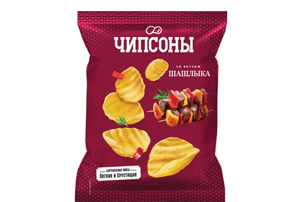 «Чипсоны», чипсы со вкусом шашлыка, 40 г