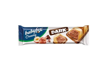 «BabyFox», вафельный батончик Creamy Dark, 18,2 г