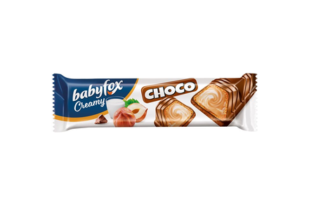 «BabyFox», вафельный батончик Creamy Choco, 23 г