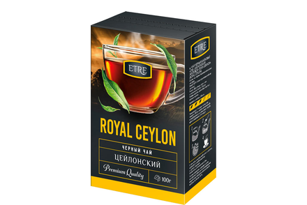 «ETRE», чай Royal Ceylon черный цейлонский листовой, 100 г