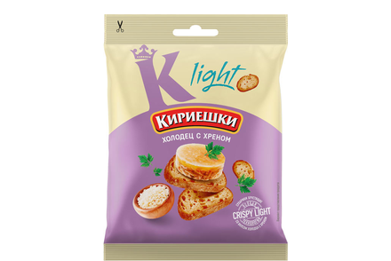 «Кириешки Light», сухарики со вкусом «Холодец с хреном», 33 г «Кириешки Light», сухарики со вкусом «Холодец с хреном», 33 г