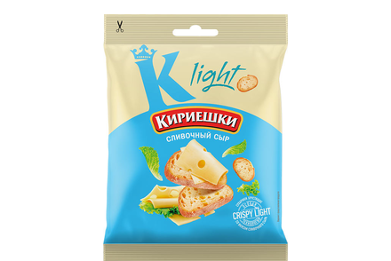 «Кириешки Light», сухарики со вкусом сливочного сыра, 33 г