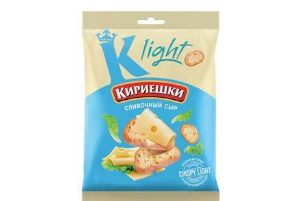 «Кириешки Light», сухарики со вкусом сливочного сыра, 80 г
