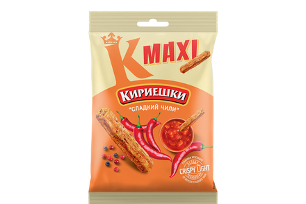 «Кириешки Maxi», сухарики со вкусом сладкого чили, 60 г
