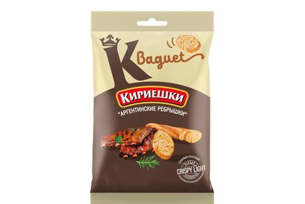«Кириешки Baguet», сухарики со вкусом аргентинских ребрышек, 50 г