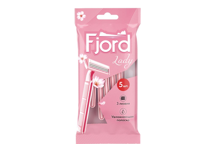 Станки одноразовые Lady, 5 шт «Fjord», 40 г Станки одноразовые Lady, 5 шт «Fjord», 40 г