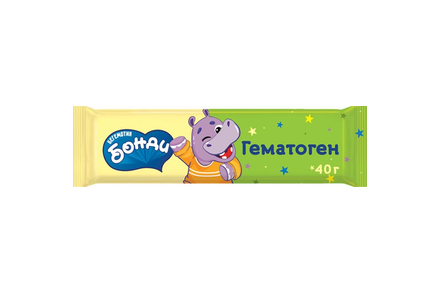 «Бегемотик Бонди», гематоген, 40 г «Бегемотик Бонди», гематоген, 40 г