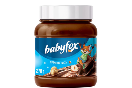 «BabyFox», паста шоколадно-ореховая, 270 г