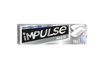 «Impulse ICE», жевательная резинка WHITE, 14 г «Impulse ICE», жевательная резинка WHITE, 14 г