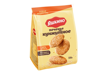 «Яшкино», печенье «Кунжутное», 180 г