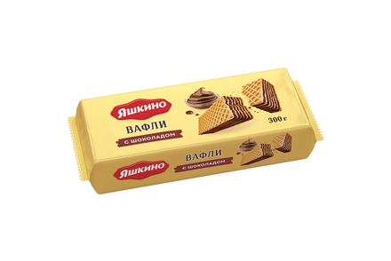 «Яшкино», вафли с шоколадом, 300 г «Яшкино», вафли с шоколадом, 300 г