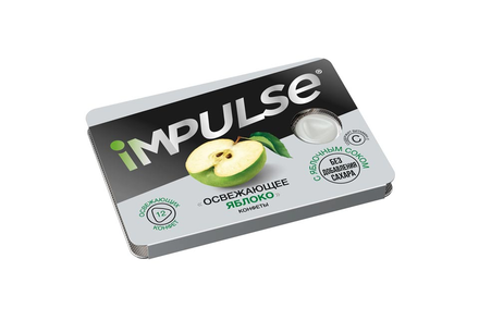 «Impulse», конфеты «Освежающее яблоко», 12 г «Impulse», конфеты «Освежающее яблоко», 12 г