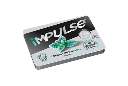 «Impulse», конфеты «Освежающая мята», 12 г «Impulse», конфеты «Освежающая мята», 12 г