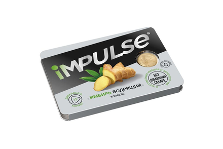 «Impulse», конфеты «Имбирь бодрящий», 12 г «Impulse», конфеты «Имбирь бодрящий», 12 г