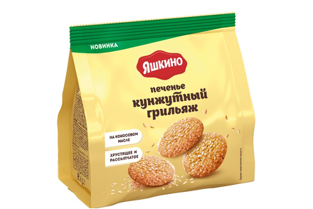 «Яшкино», печенье «Кунжутный грильяж», 120 г