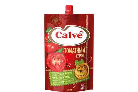 «Calve», кетчуп «Томатный», 350 г